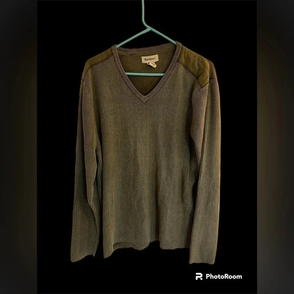 Ruff Hewn Size Xl Olive colored Sweater